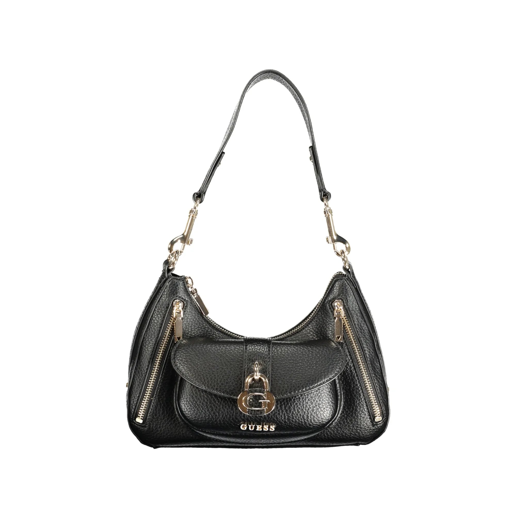 Guess Jeans Borsa a Spalla Donna Nera Logo Borse Nero - foto prodotto